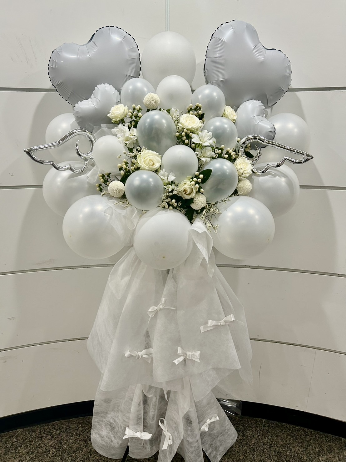 フリルリボンバルスタ　エンジェルホワイト